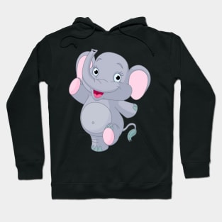 Elephant Happy Hoodie